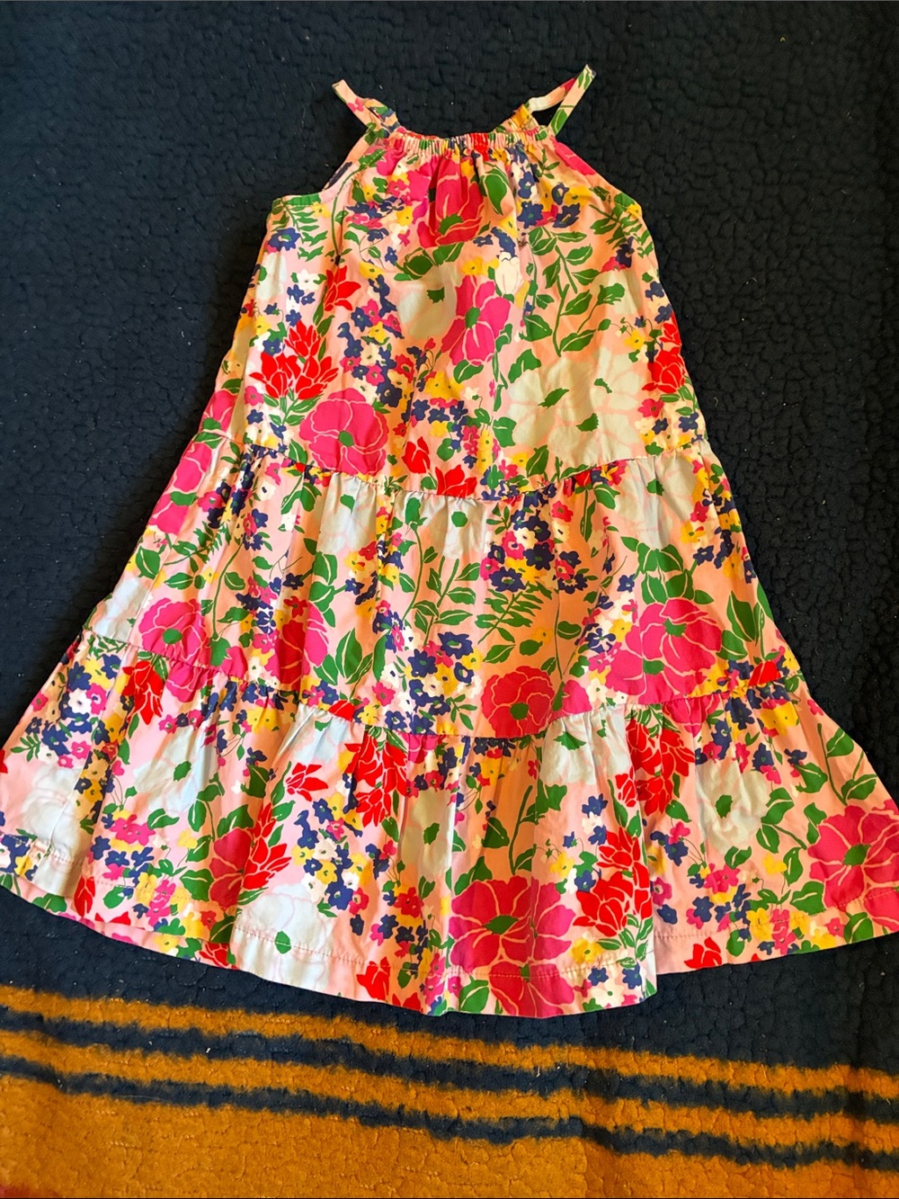 Hanna Andersson Floral dress - Pink, Green, Yellow